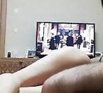 Otelde karşılaştığı adamla sikişiyor